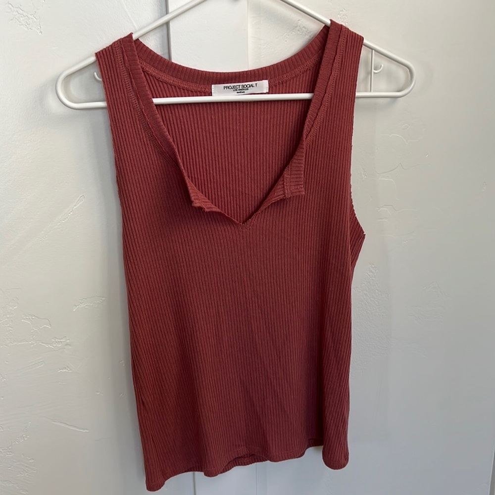 Mauve Project Social T Los Angeles Tank Top 🩷